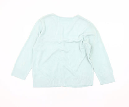 George Women's Green Cardigan UK 16 Round Neck