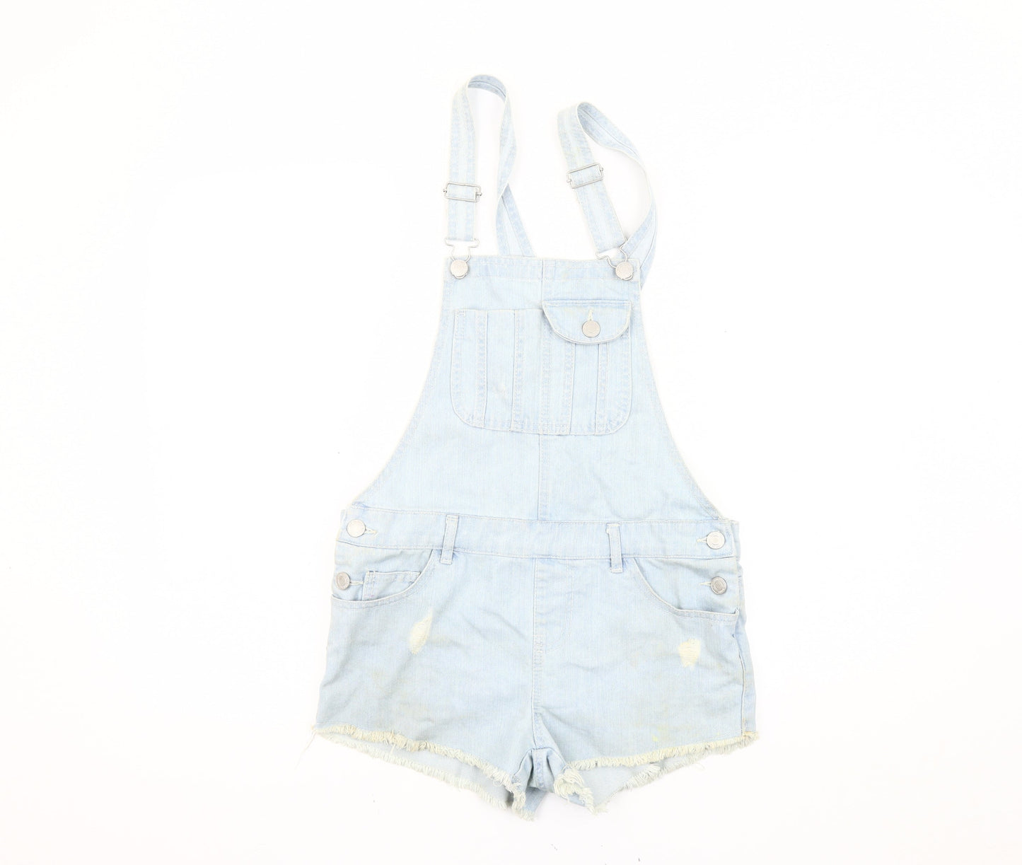 Denim Co. Women's Blue Dungaree Size 8 Casual