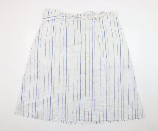 Marks and Spencer Women’s White A-Line Skirt Size 22