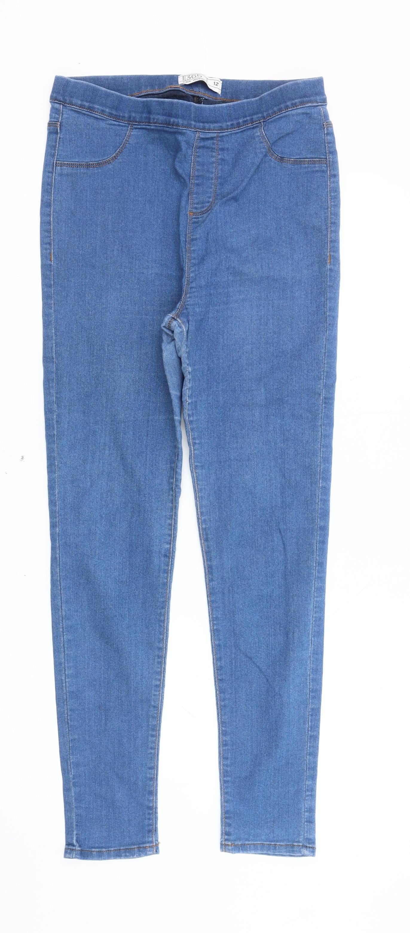 365 Women's Blue Jeggings - Size 12