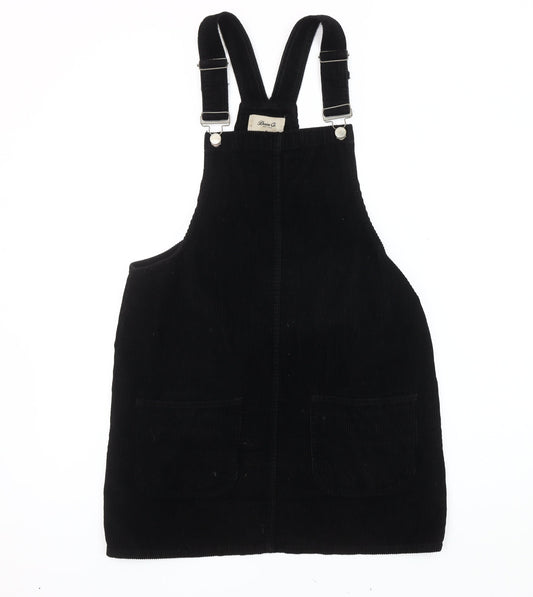 Denim Co. Women's Black Pinafore Dress Size 12