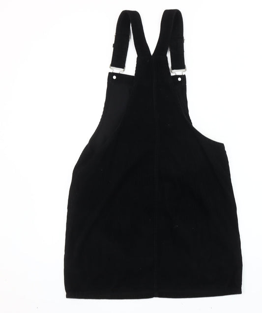Denim Co. Women's Black Pinafore Dress Size 12