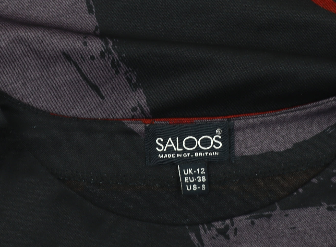 Womens UK Size 12 Saloos Black