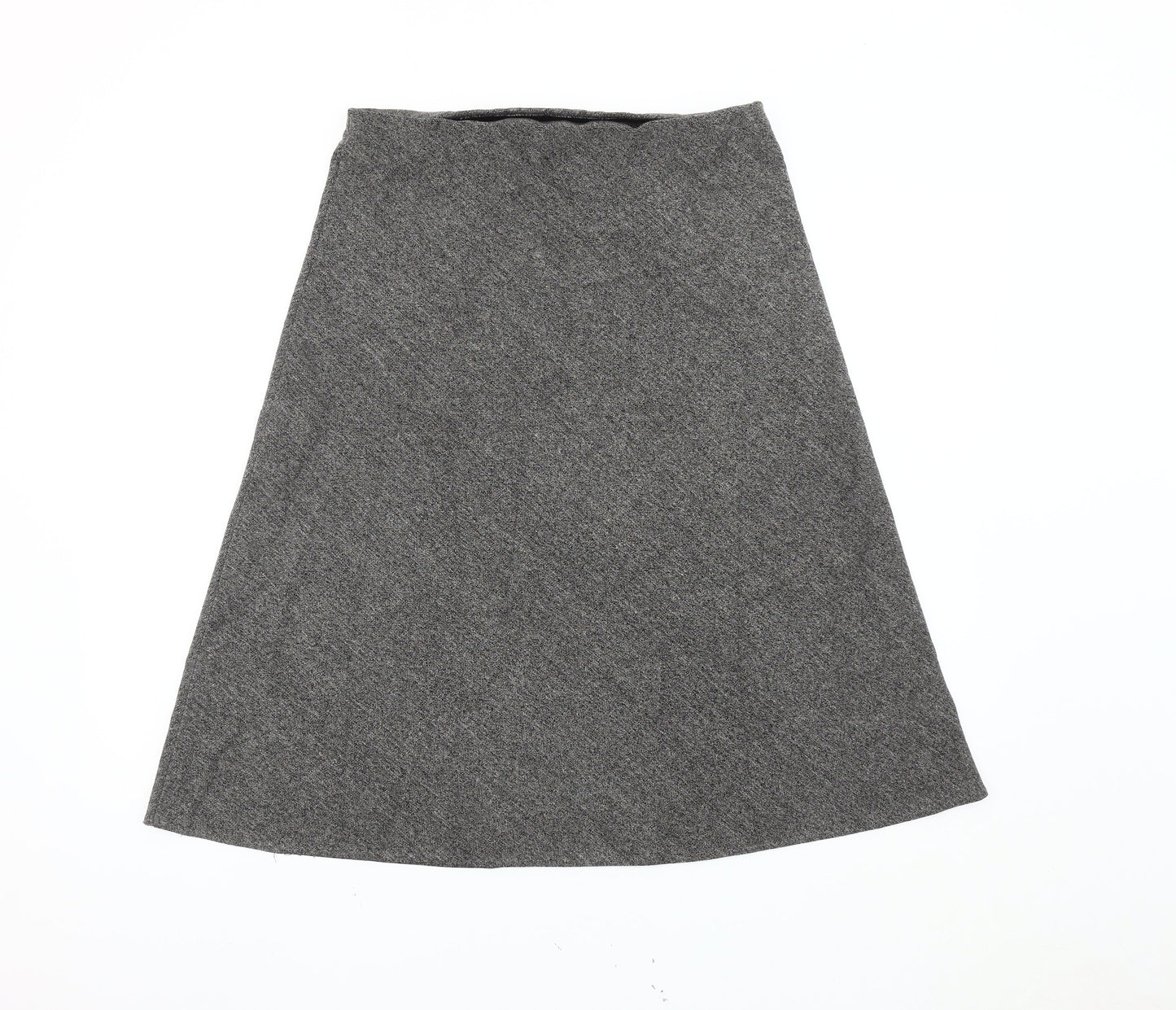 Marks and Spencer Women's Grey A-Line Skirt, Size 12