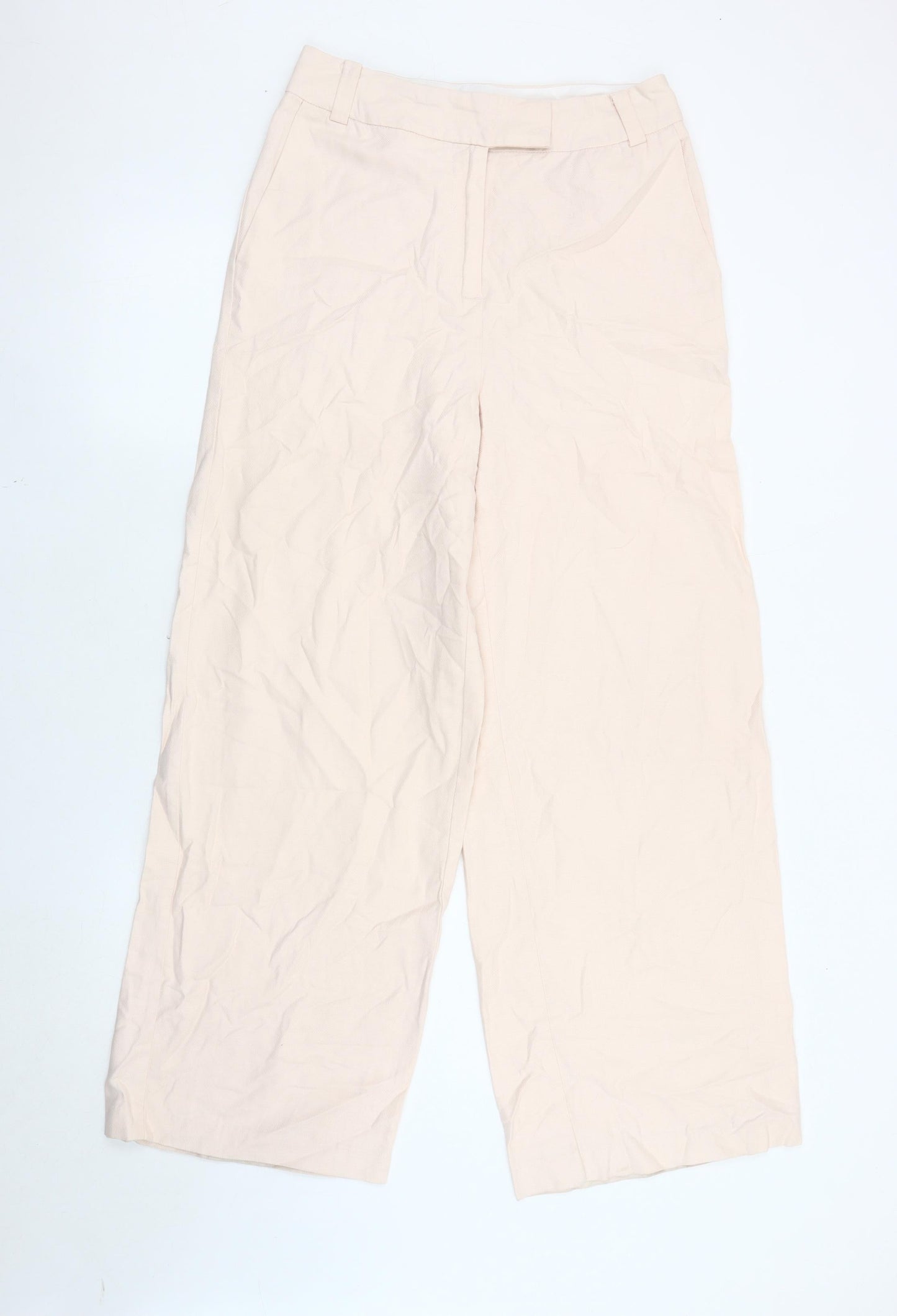 La Redoute Women's Beige Wide-Leg Trousers Size 10