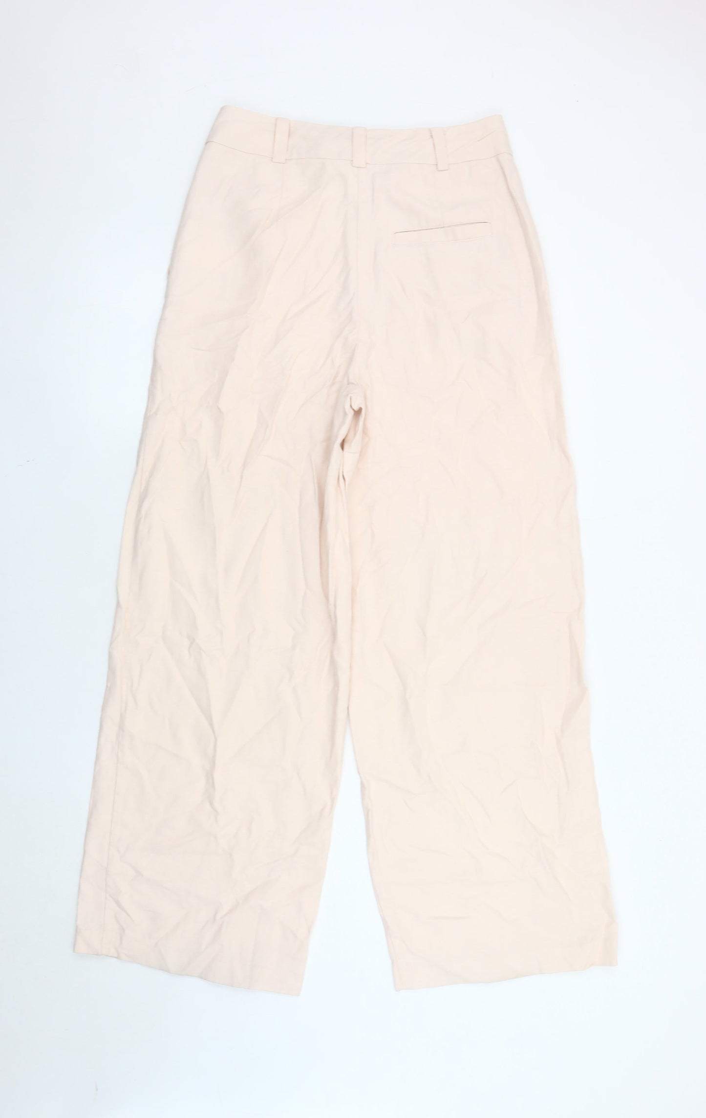 La Redoute Women's Beige Wide-Leg Trousers Size 10
