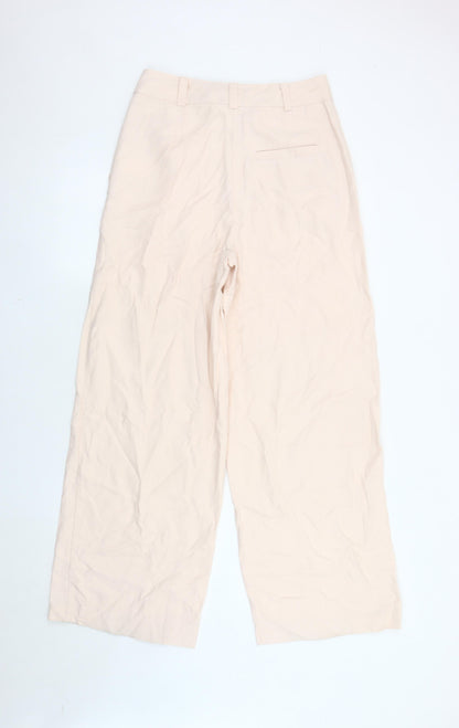 La Redoute Women's Beige Wide-Leg Trousers Size 10