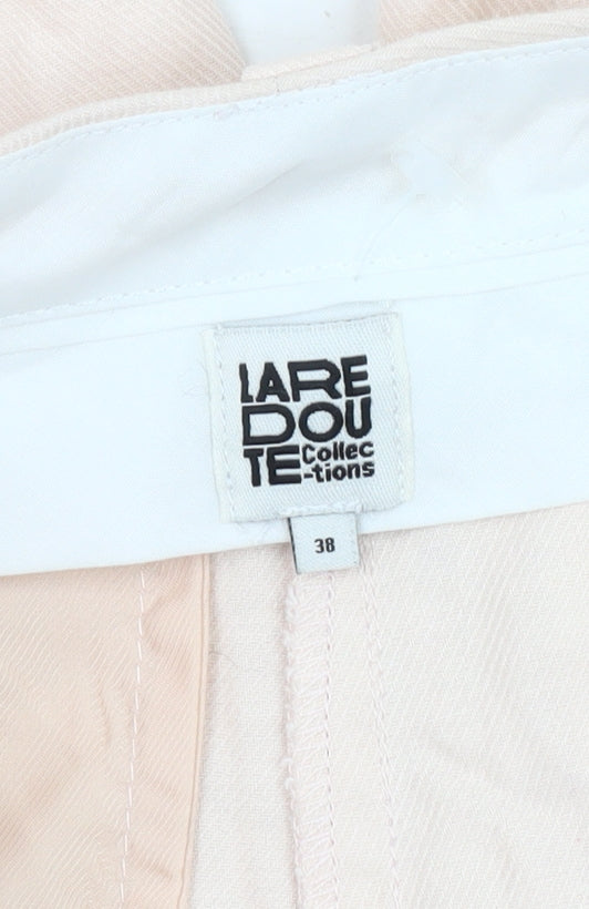 La Redoute Women's Beige Wide-Leg Trousers Size 10