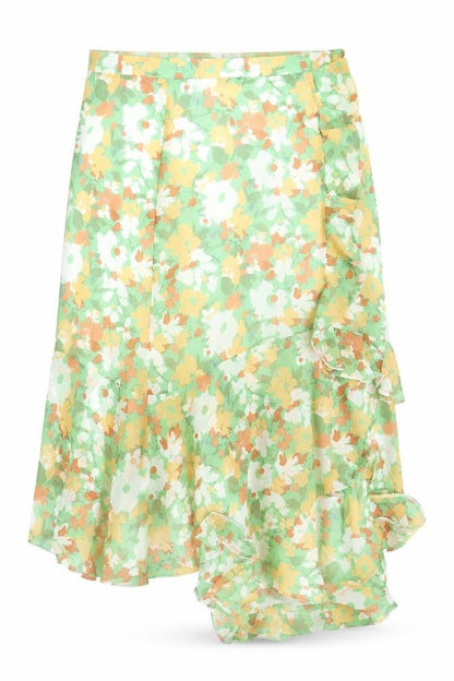 Womens UK Size 18 ASOS Ruffle Chiffon Skirt
