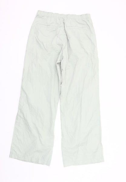 Womens UK Size 10 Zara Relaxed Fit Casual Grey Trousers
