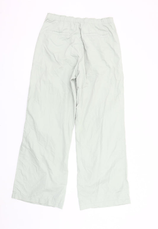Womens UK Size 10 Zara Relaxed Fit Casual Grey Trousers