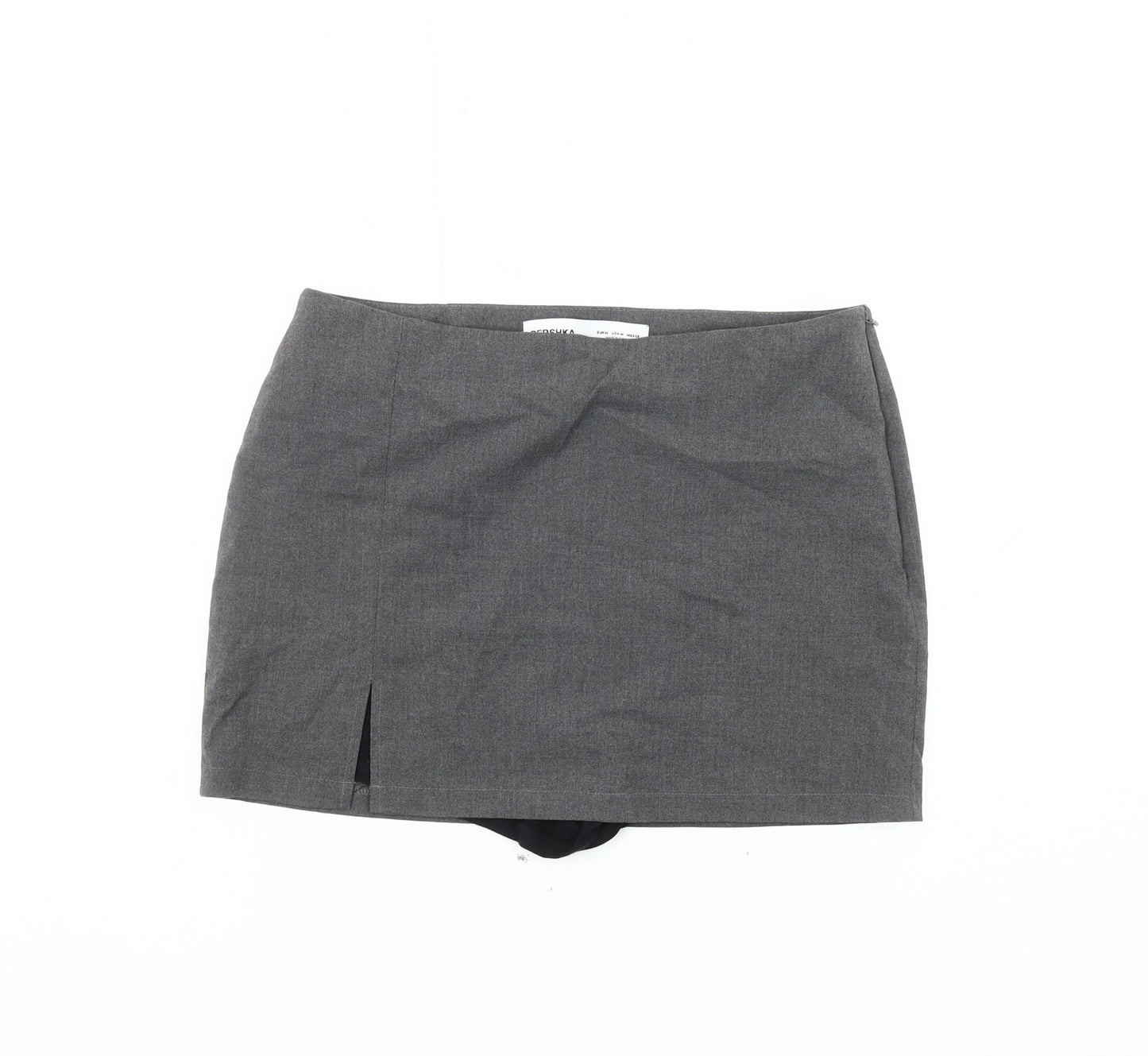 Bershka Women's Grey Pencil Skort Size 12