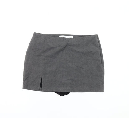 Bershka Women's Grey Pencil Skort Size 12