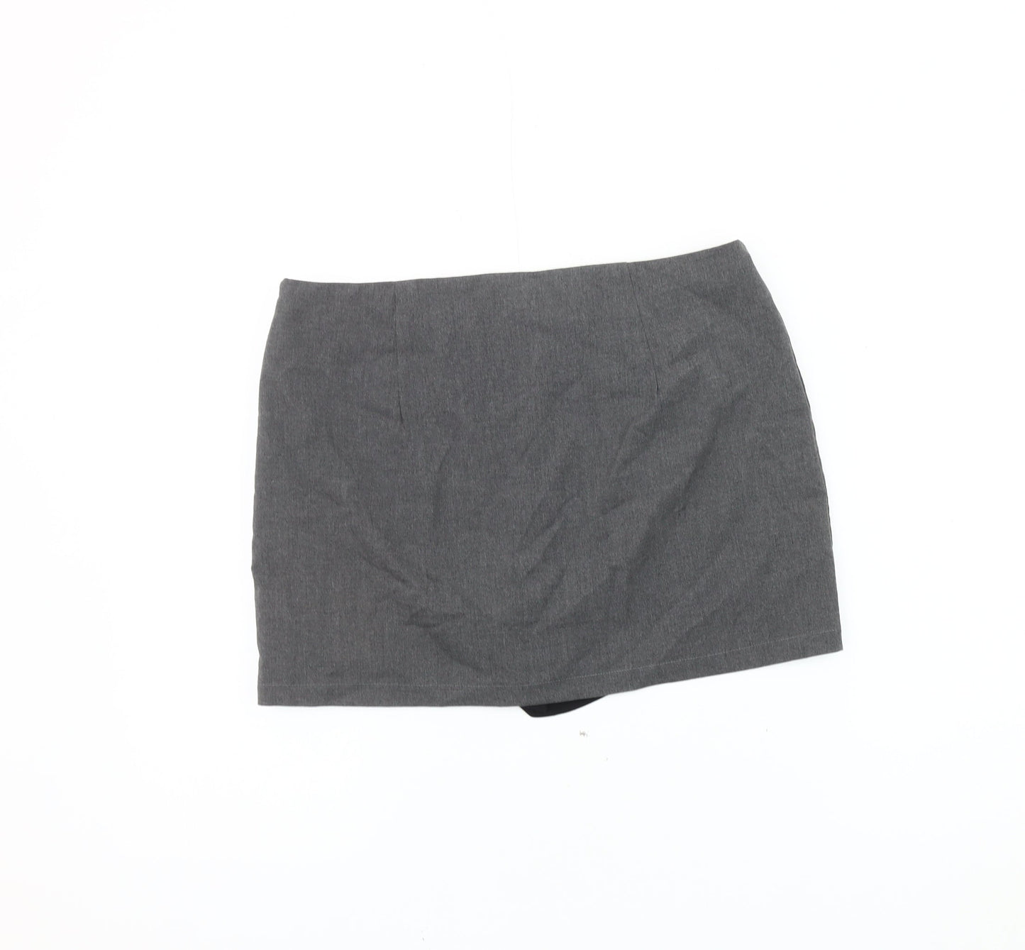Bershka Women's Grey Pencil Skort Size 12