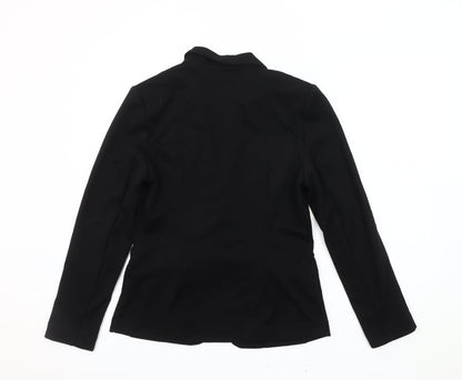 Very Women's Black Blazer Shawl Collar Size 10