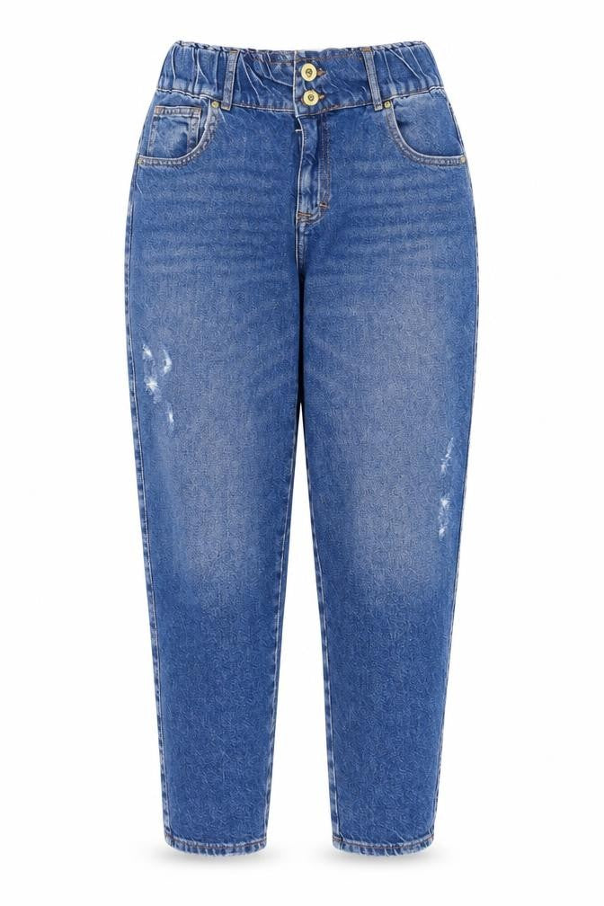 Womens UK Size 8 Only Relaxed Fit Mom Blue Jeans