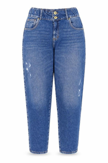 Womens UK Size 8 Only Relaxed Fit Mom Blue Jeans