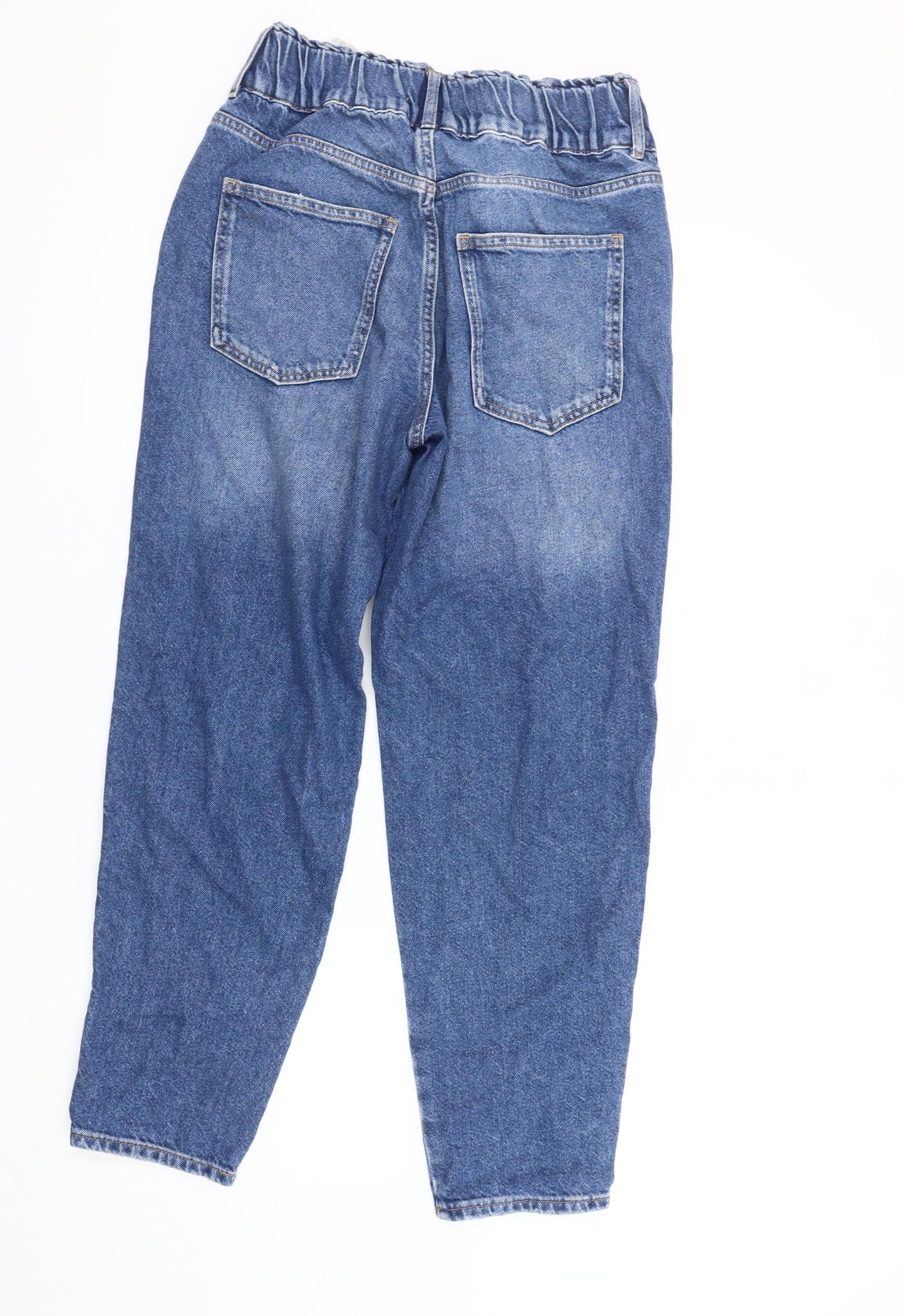 ONLY Women's Blue Mom Jeans Size 8 Relaxed Fit