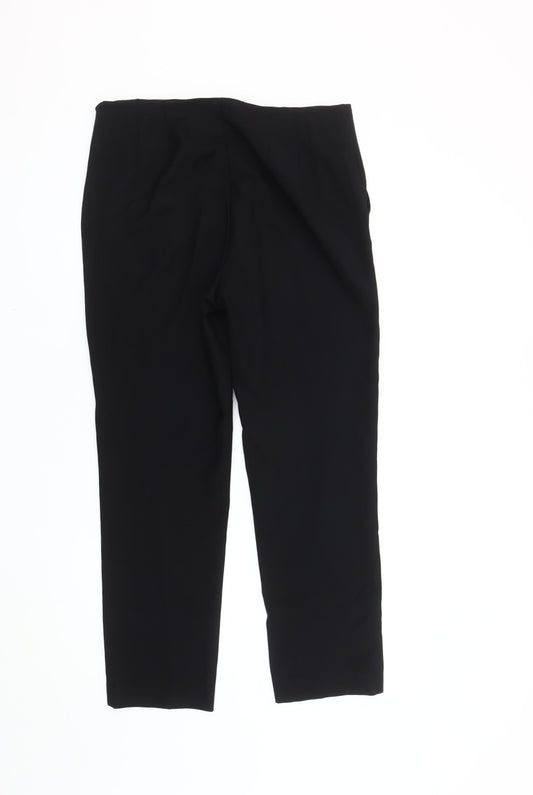 V By Very Women's Black Straight Trousers Size 12