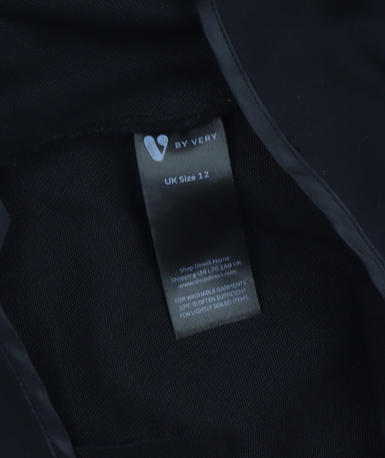 V By Very Women's Black Straight Trousers Size 12