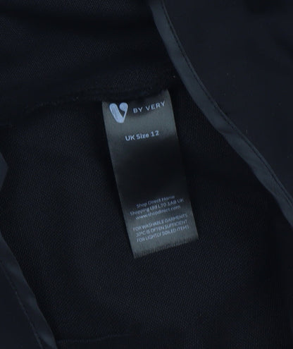 V By Very Women's Black Straight Trousers Size 12