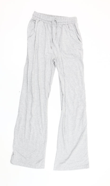 PrettyLittleThing Women’s Grey Track Pants Size 4