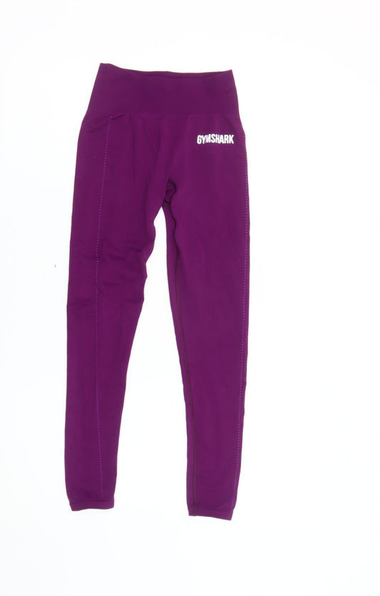 Gymshark Women's Purple Leggings XS for Gym & Training