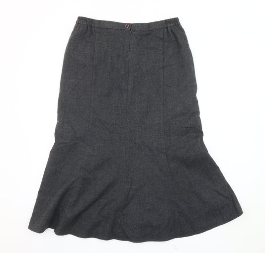 Eastex Women’s Grey Trumpet Midi Skirt Size 12