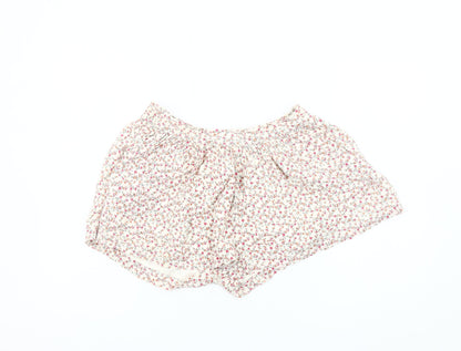 Jack Wills Women's Floral Cotton Shorts Size 8