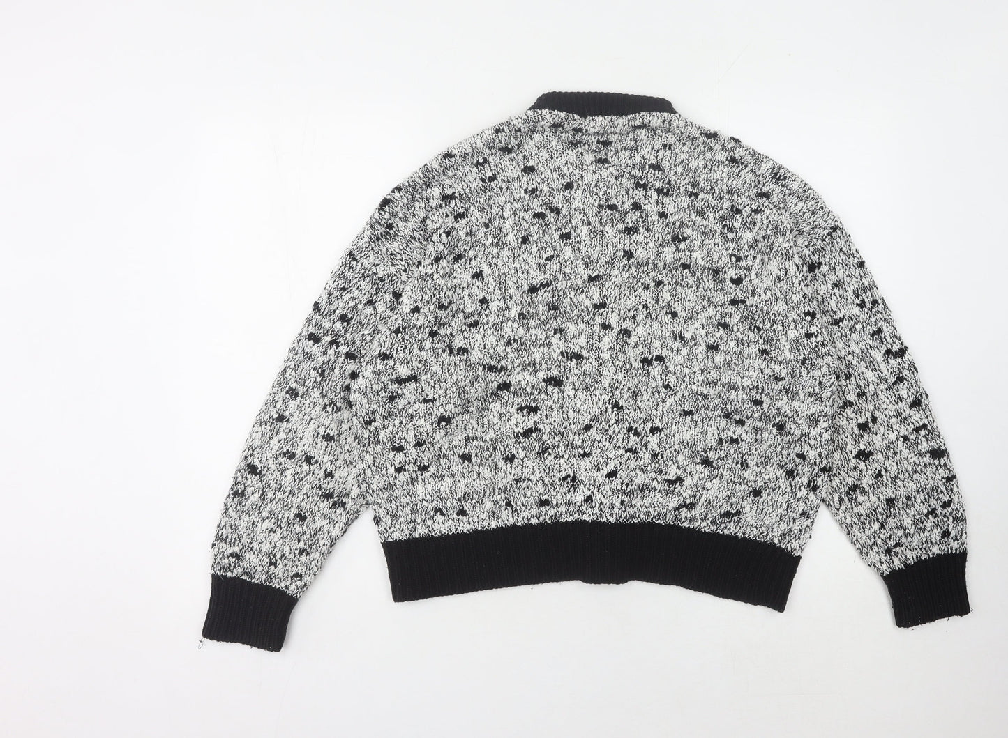 Littlewoods Women's Cardigan, Black, Size 16, Chunky Knit