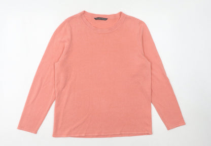 Womens UK Size 14 Bonmarché Pink Pullover Jumper