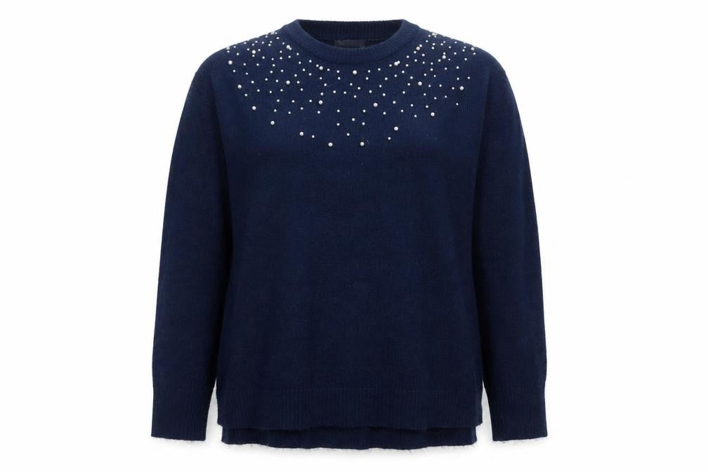 Womens UK Size 14 Bonmarché Blue Pullover Jumper