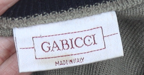 Gabicci Men's Green V-Neck Pullover Jumper M