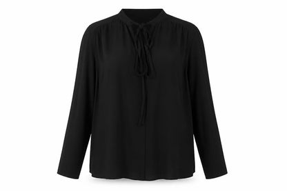 Womens UK Size 12 Marks and Spencer Black Basic Blouse