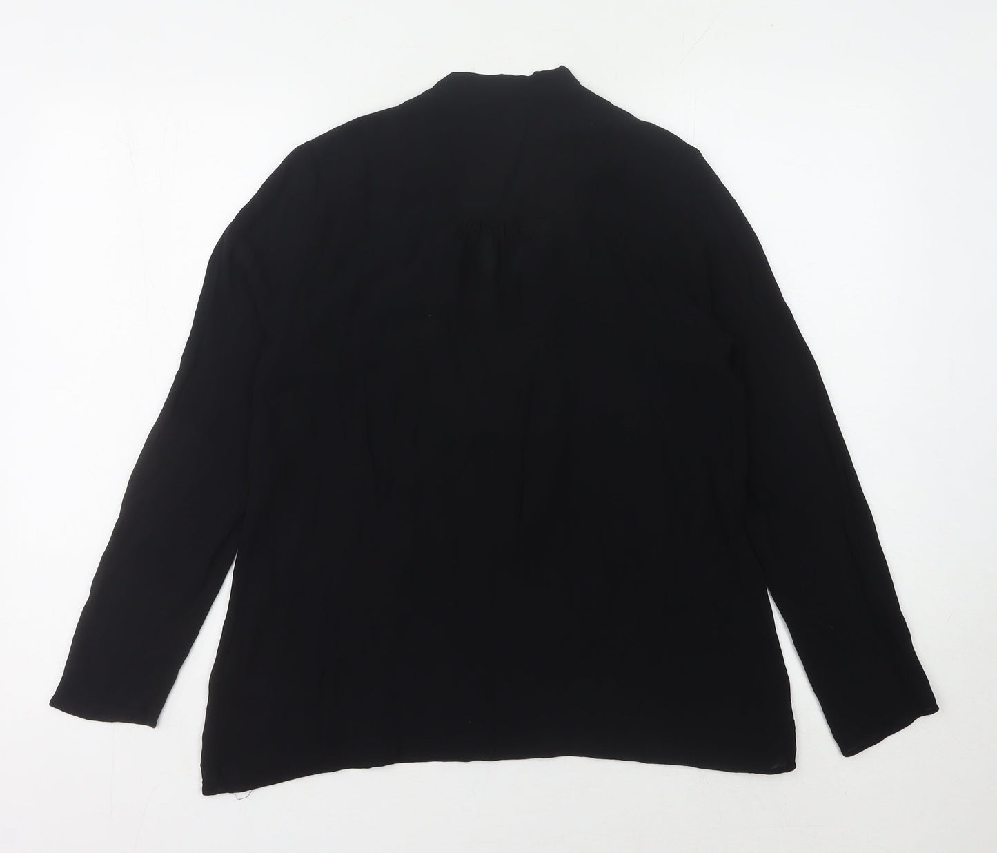 Womens UK Size 12 Marks and Spencer Black Basic Blouse
