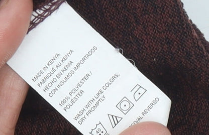 Van Heusen Men's Red 2XL Long Sleeve Polo