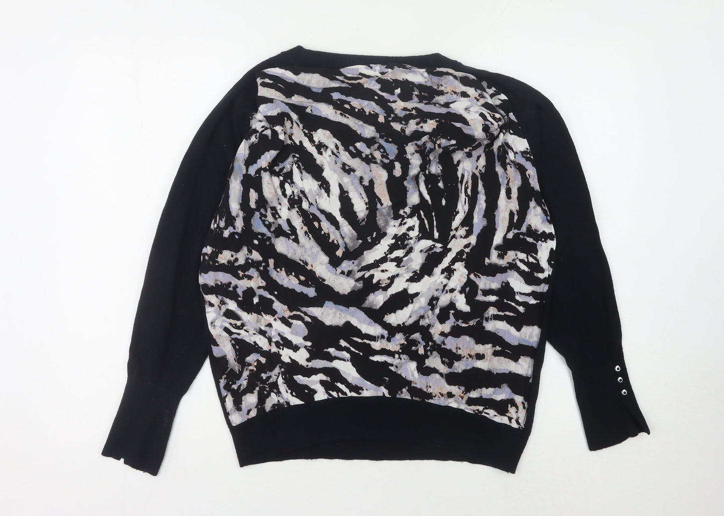 Womens UK Size M Mint Velvet Black Pullover Jumper