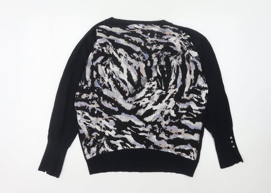 Womens UK Size M Mint Velvet Black Pullover Jumper