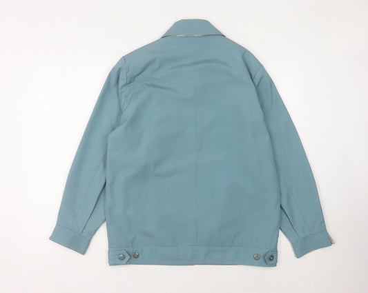 Womens UK Size 12 David Barry Blue Basic Jacket