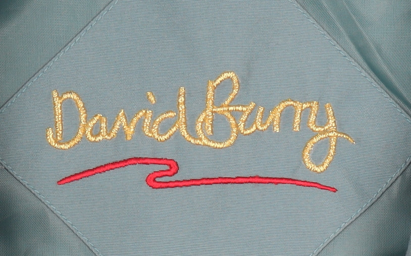 Womens UK Size 12 David Barry Blue Basic Jacket