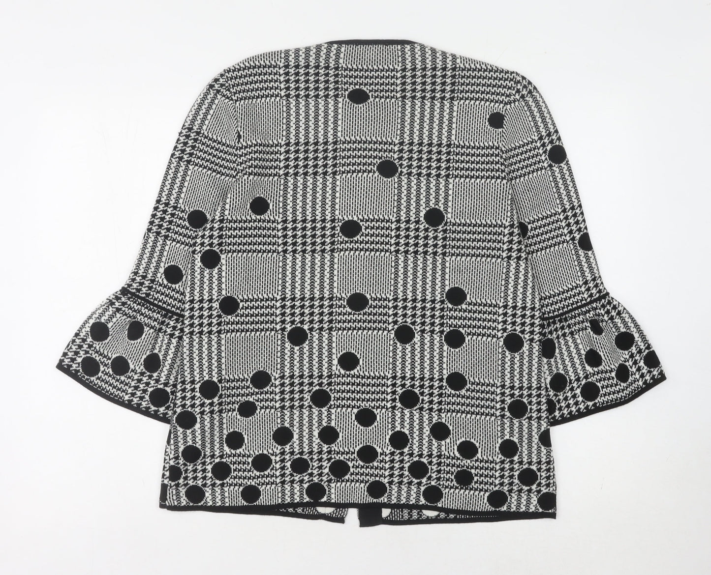Womens UK Size L Maria Bellentani Black Cardigan Jumper