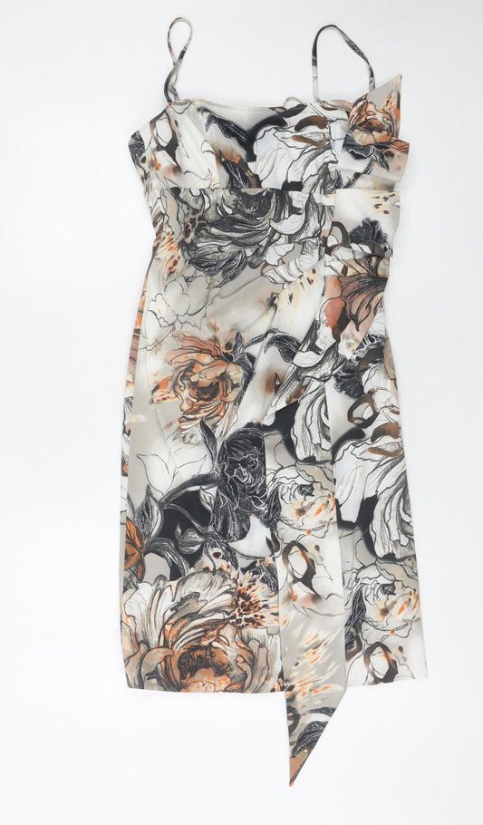 Karen Millen Women's Multicoloured Floral Dress