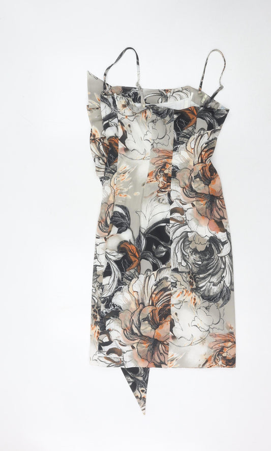 Karen Millen Women's Multicoloured Floral Dress