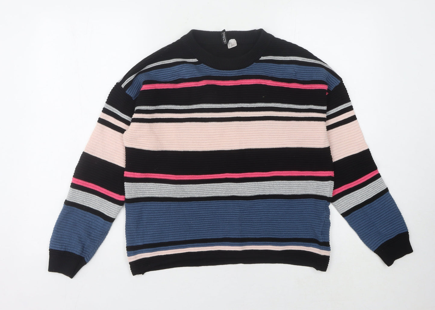 Womens UK Size XS H&M Multicoloured Pullover Jumper