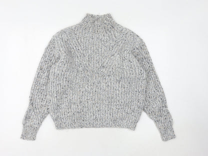 Marks and Spencer Women's Grey XS Chunky-Knit Jumper