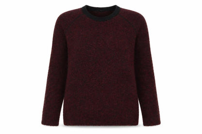 bimba & lola Women's Red Wool Pullover Jumper M