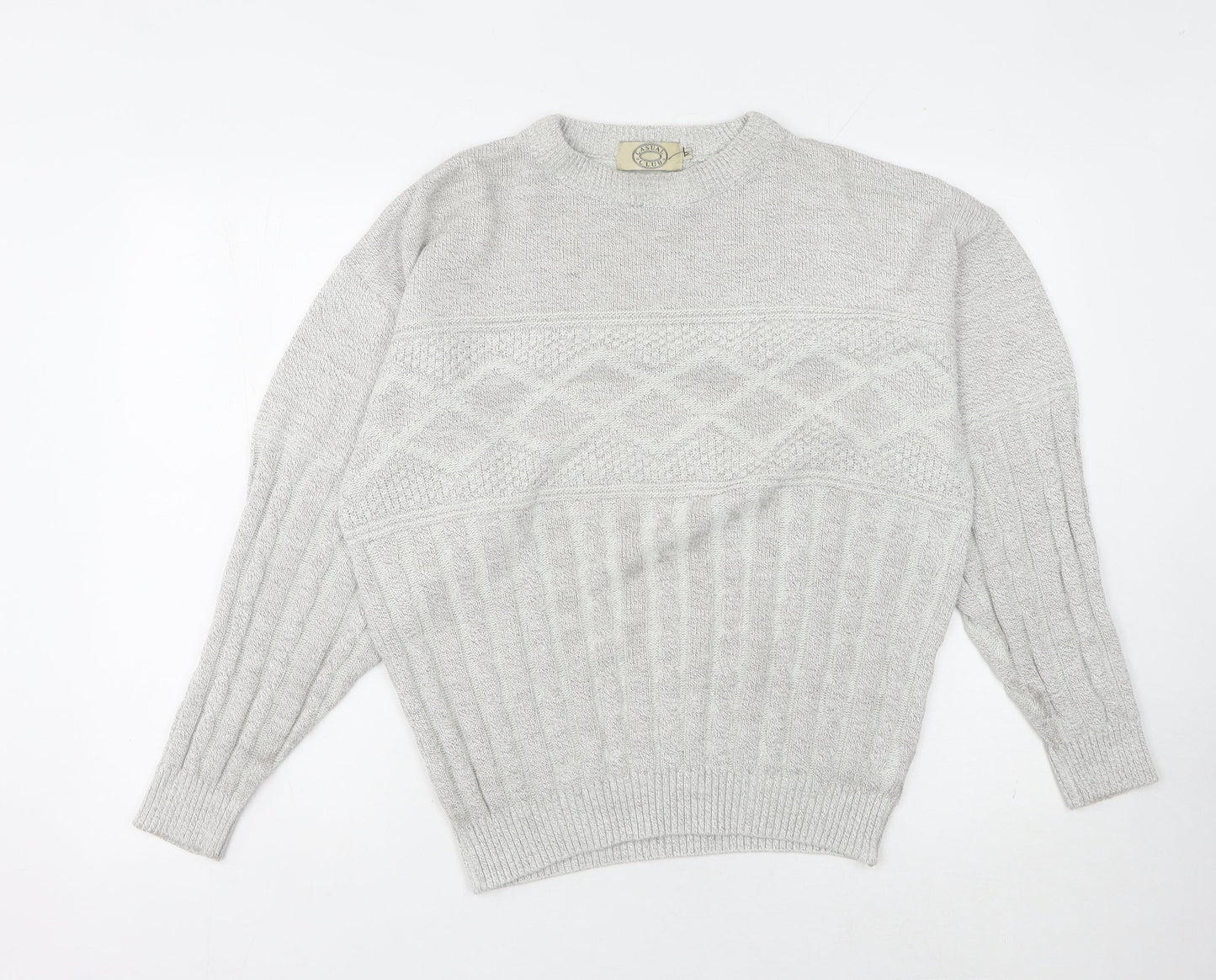 Womens UK Size M Casual Club Ivory Pullover Jumper