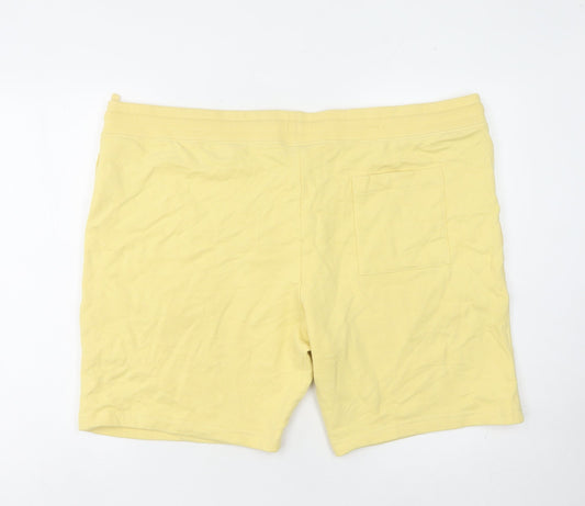 Marks and Spencer Men's Yellow 3XL Athletic Shorts