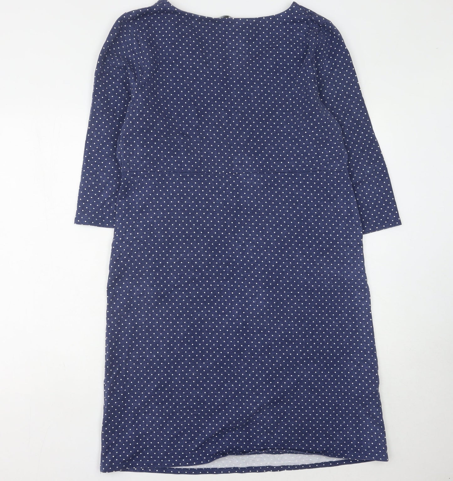 Laura Ashley Women’s Blue Polka Dot Dress Size 16