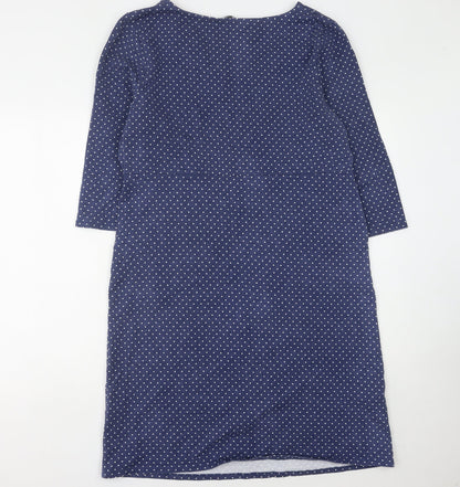 Laura Ashley Women’s Blue Polka Dot Dress Size 16